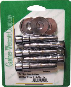 Gardnerwestcott Pulley Bolts Polished Fxd/flst00-06/ Flh/flt04-06