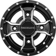 Raceline Mamba Sport Wheel 10x5 4/156 3+2 Blk/machined