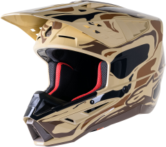 Alpinestars S-m5 Mineral Helmet Dark Brown/kangaroo Matte Xs