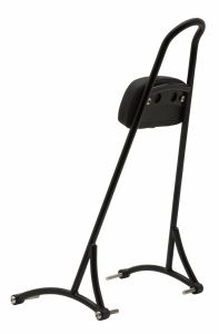 Burly Brand Tall Sissy Bar W/ Pad Black Dyna 06-17