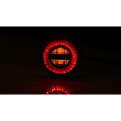 Highsider Rocket Ts/tail/brake Light Pair Smoked Lens Black