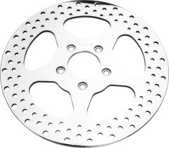 Harddrive 5 Spoke Brake Rotor Rear 11.5" Ss Polished 2.22id