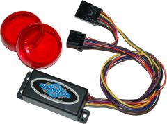 Namz Custom Cycle Products Run, Brake & Turn Signal Modules With Equalizer & Red Lens Kit