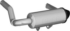 Mbrp Performance Slip-on Muffler Cannondale Am