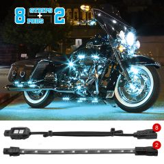 Xk Glow Single Color Motorcycle Led Accent Light Strip Kit