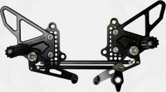 Vortex Adjustable Complete Rearset  Black