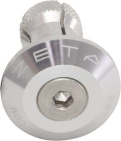 Zeta Bar End Plug Silver