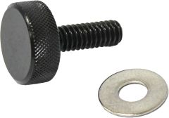 Harddrive Knurled Seat Knob 1/4-20 Black