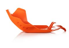 Acerbis Skid Plate Orange/white