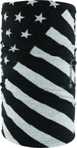 Zan Motley Tube Black & White Flag