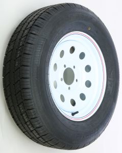 Awc Trailer Tire & 8 Spoke Steel Wheel Assembly