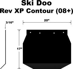 Pdp Snowflap  Ski Doo Doo Rev Xp 2008+