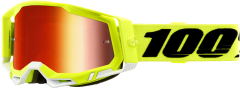 100% Racecraft 2 Goggle Yellow Mirror Red Lens