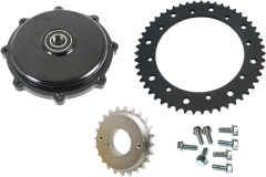 Harddrive Cush Drive Chain Conv Kit Black `09-16 Flt