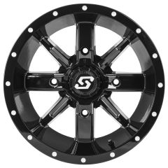 Sedona Hollow Point Wheel 14x8 4/110 4+4 (0mm) Black