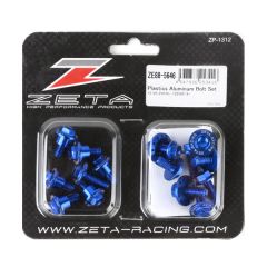 Zeta Aluminum Bolt Kit Blue