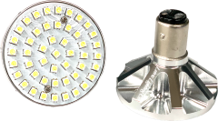 Letric Lighting Co Premium Bullet Led Insert 1157 Switchbacks White/amber