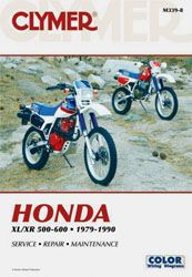 Clymer Repair Manual Honda Xl/xr 500-600