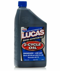 Lucas Semi-synthetic 2-cycle Oil Qt