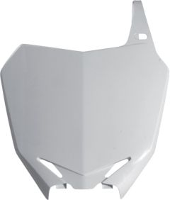 Acerbis Front Number Plate White