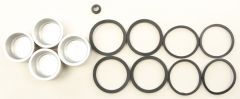 Cycle Pro Caliper Rebuild Kit W/pistons Front Flt