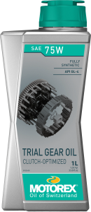 Motorex Trial Gear Oil Sae 75w 1 Liter 10/case