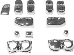 Harddrive Switch Cap Kit Chrome `16-up Flht/fltr Excelsior-henderson Se Models  Alpine White