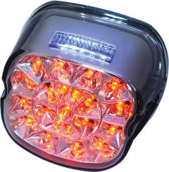 Harddrive Laydown Led Tail Light With License Plate Lens