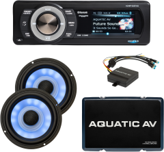 Aquatic Av Ultra Harley Package `98-13 Flt/flh  Acid Concrete