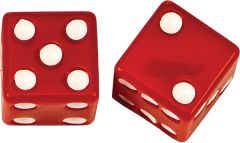 Harddrive Valve Stem Caps Red Dice Pr