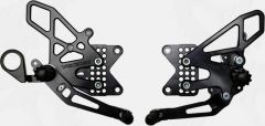 Vortex Rear Set Complete Blk Bmw  Black