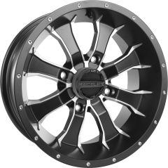 Raceline Mamba Wheel 15x7 4/137 5+2 (+10mm) Blk/machined