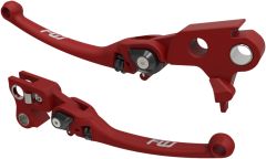 Flo Motorsports Mx Style Lever Set Red `17-20 Flh/flt