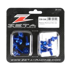 Zeta Aluminum Bolt Kit Blue