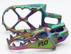 Flo Motorsports Titanium Foot Pegs Jet Fuel Husqvarna/ktm