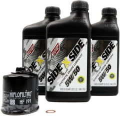 Klotz Side X Side Oil Change Kit 5w50 With Oil Filter Polaris  Acid Concrete