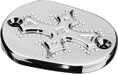 Prec. Billet Upper Brake Cylinder Cover Darkside Chrome  Acid Concrete