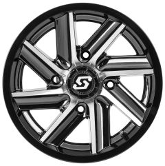 Sedona Chopper Wheel 14x7 4/137 5+2 (+10mm) Blk/machined