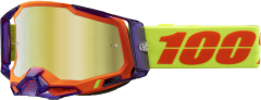 100% Racecraft 2 Goggle Panam Mirror Gold Lens