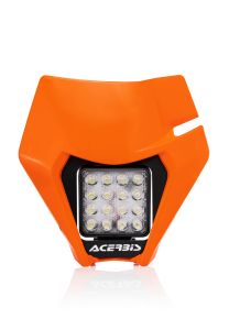 Acerbis Front Vsl Headlight 4320 Lumen Orange Ktm