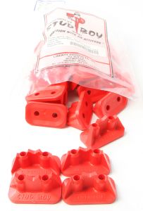 Stud Boy Super-lite Pro Series Double Backers .75" 24/pk Red