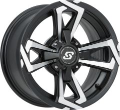 Sedona Riot Wheel 12x7 4/110 5+2 (+10mm) Blk/machined