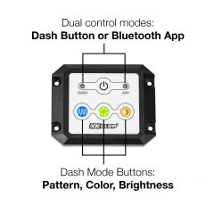 Xk Glow Xkchrome Dual Mode Dash Contrl  Acid Concrete