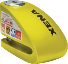 Xena Xx6 Alarm Disc Lock 3.3" X 2.3" (yellow)