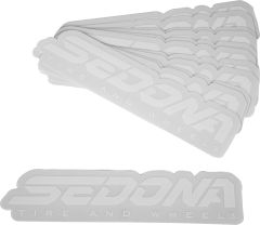 Sedona 6" Sedona Decal Pack Of 20 White