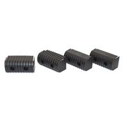 Caliber Bunk End Caps 2x4" Black 24/pk