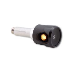 Highsider Akron-flash Barend Turn Signal Pair Black  Black