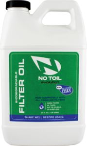 No Toil Evol Filter Oil 1/2 Gal