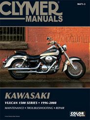 Clymer Repair Manual Kawasaki Vn1500 Vulcan Class