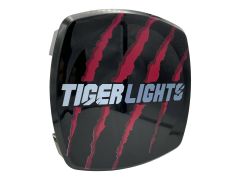 Tiger Lights Lens Cover W/logo  Acid Concrete